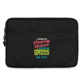 Funny Vet Halloween - Laptop bag 13" - black - Front