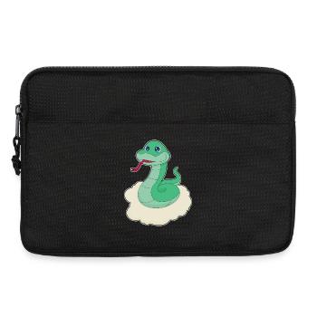 Snake Clouds - Laptop bag 13" - black - Front