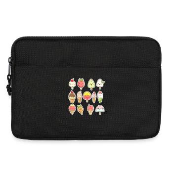 Eiscreme Cartoon Look - Laptoptasche 13" - Schwarz - Vorne