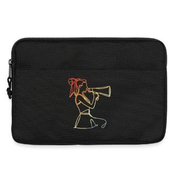 Cheerleader Vintage Look - Laptop bag 13" - black - Front