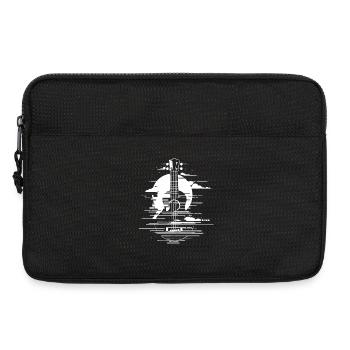 Ukulele Grafik - Laptoptasche 13" - Schwarz - Vorne