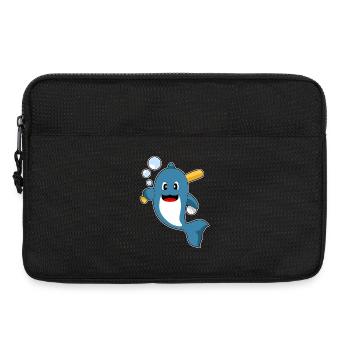 Batte de baseball Dolphin Baseball - Sacoche pour ordinateur portable 13 pouces - noir - Devant