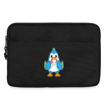 Ver perroquet - Sacoche pour ordinateur portable 13 pouces - noir - Devant