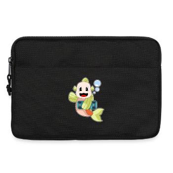 Fish Skater Skateboard - Sacoche pour ordinateur portable 13 pouces - noir - Devant