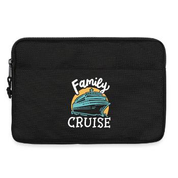 Familien Kreuzfahrt - Laptoptasche 13" - Schwarz - Vorne