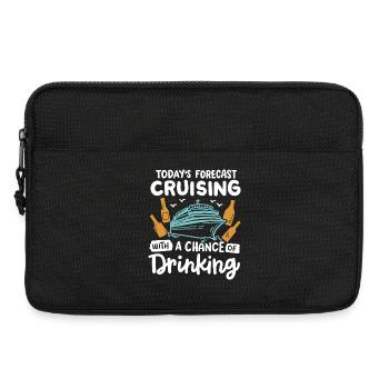 Kreuzfahrt Trinken - Laptoptasche 13" - Schwarz - Vorne