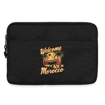 Welcoming Morocco Sunset Design - Laptop bag 13" - black - Front