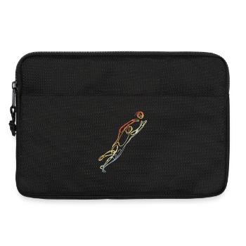 Croquis du gardien de but - Sacoche pour ordinateur portable 13 pouces - noir - Devant