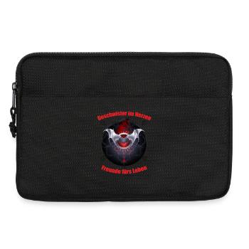 Himmlische Vampir-Herzkunst - Laptoptasche 13" - Schwarz - Vorne