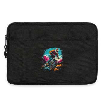 Mountainbiken - Laptoptasche 13" - Schwarz - Vorne