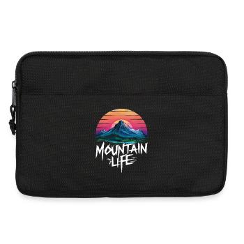Oriental Sunset at Mountain - Laptop bag 13" - black - Front