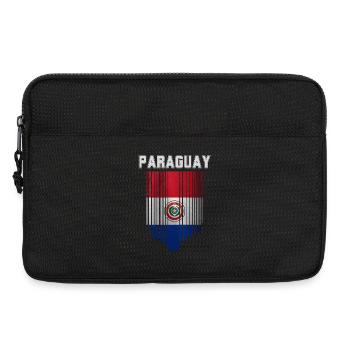 Drapeau paraguayen, fierté paraguayenne - Sacoche pour ordinateur portable 13 pouces - noir - Devant