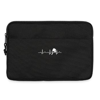 Joueur de pickleball Balles de pickleball Heartbeat - Sacoche pour ordinateur portable 13 pouces - noir - Devant