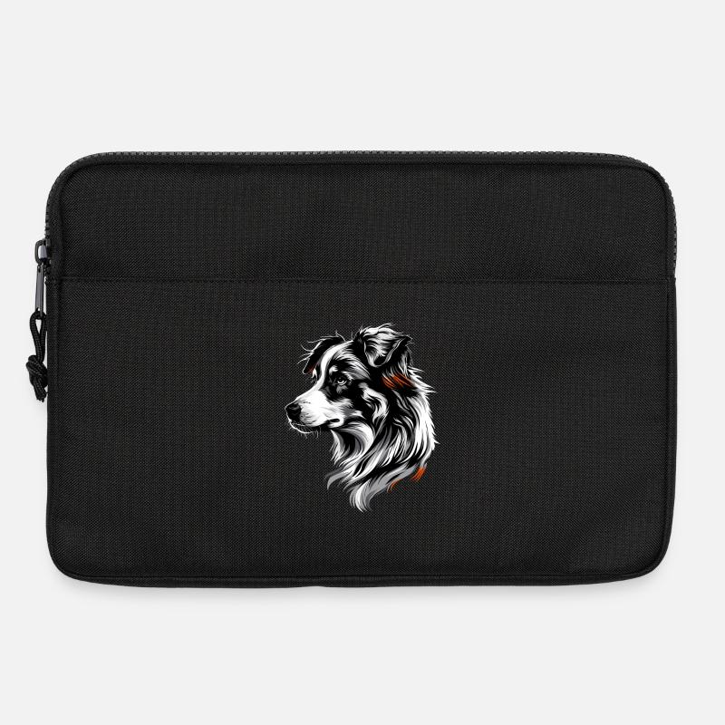 Australian Shepherd Hunde Liebhaber Süßer Aussie - Laptoptasche 13" - Schwarz