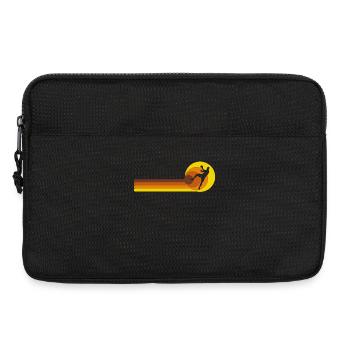 Joueur de Handball Ballon de Handball Joueur de Handball Vintage - Sacoche pour ordinateur portable 13 pouces - noir - Devant