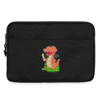 Dragon Halloween Candle - Laptop bag 13" - black - Front