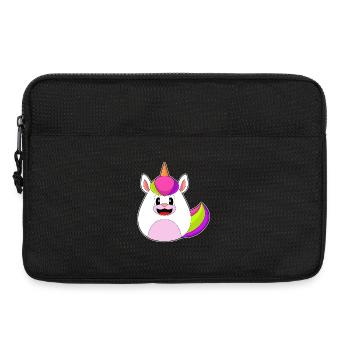 Einhorn Ostern Osterei - Laptoptasche 13" - Schwarz - Vorne