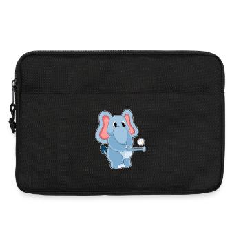 Elephant Baseball - Laptop bag 13" - black - Front