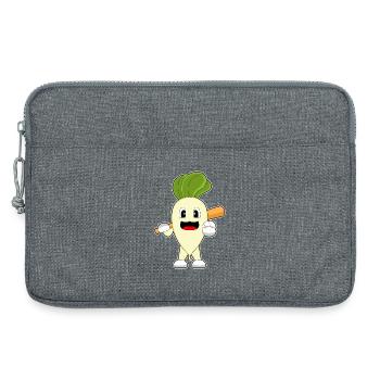 Radis Baseball Batte de Baseball - Sacoche pour ordinateur portable 13 pouces - gris chiné - Devant