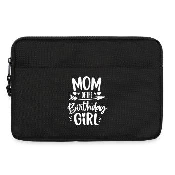 Cadeau d’anniversaire de la mère de la fille d’anniversaire de la maman de l’anniversaire - Sacoche pour ordinateur portable 13 pouces - noir - Devant
