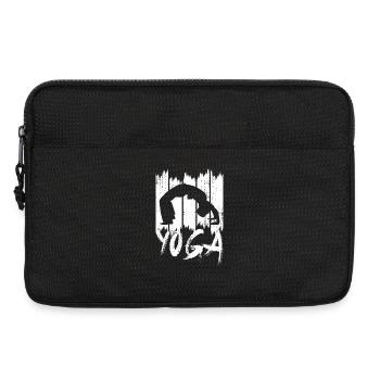 Yoga Pose - Laptop bag 13" - black - Front