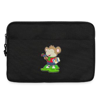 Forfait Noël Singe - Sacoche pour ordinateur portable 13 pouces - noir - Devant