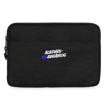 Alkoholunabhängig Sober Straight Edge Alkoholfrei - Laptoptasche 13" - Schwarz - Vorne