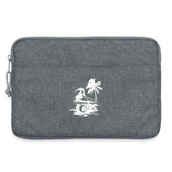 Roller Skating Drawing - Laptop bag 13" - heather grey - Front