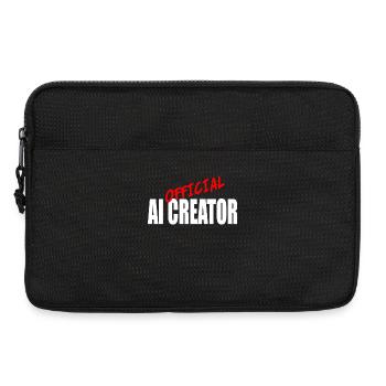Conception graphique officielle du créateur d’IA - Sacoche pour ordinateur portable 13 pouces - noir - Devant