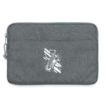 Saxophone - Laptop bag 13" - heather grey - Front
