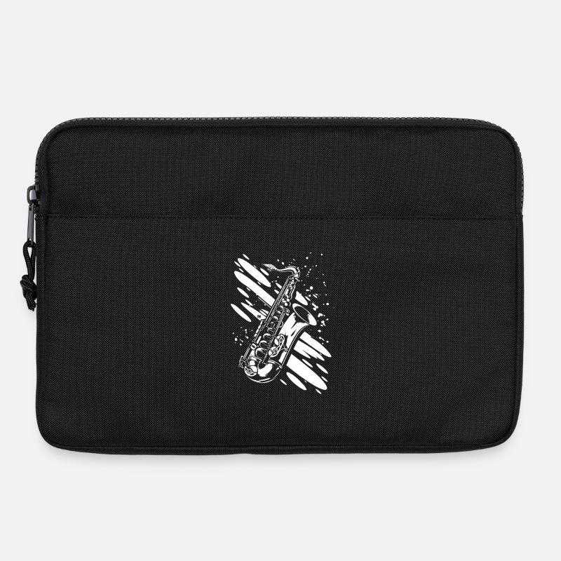 Saxophon - Laptoptasche 13" - Schwarz