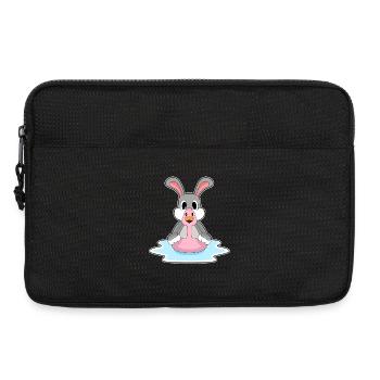 Lapin Flamant - Sacoche pour ordinateur portable 13 pouces - noir - Devant
