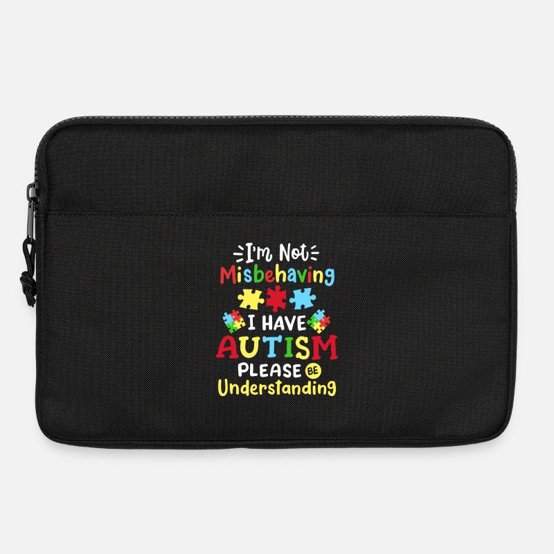 Autismus Bewusstsein Autistisch - Laptoptasche 13" - Schwarz