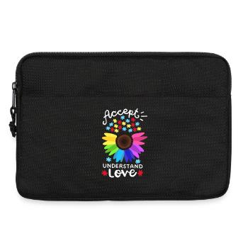 Unterstützung zur Aufklärung über Autismus - Laptoptasche 13" - Schwarz - Vorne