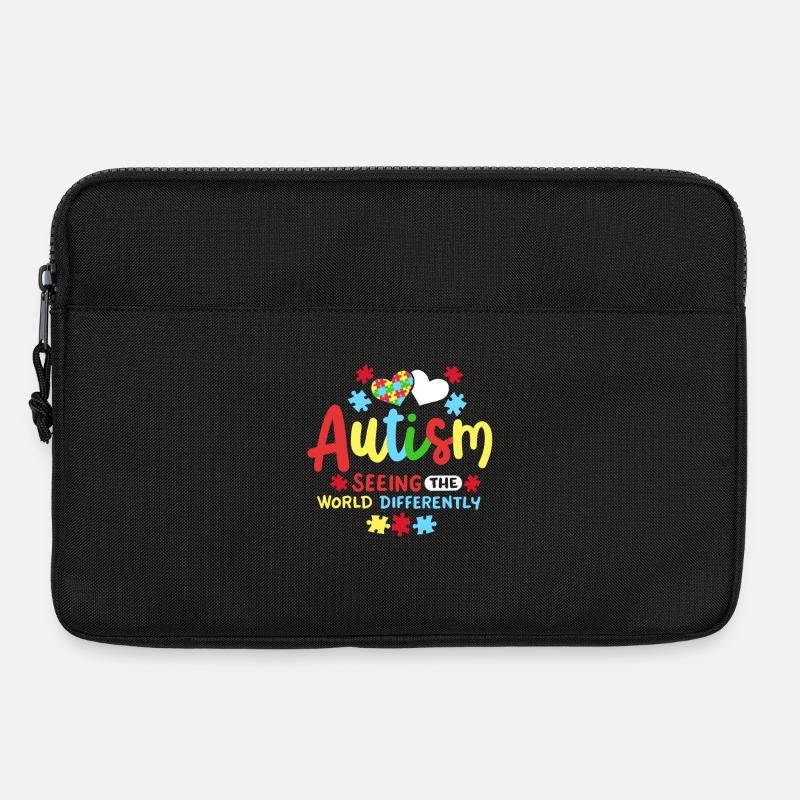Autismus Bewusstsein autistische Kinder - Laptoptasche 13" - Schwarz