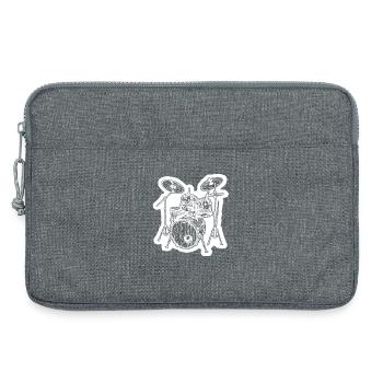 Rock Künstler - Laptoptasche 13" - Grau meliert - Vorne