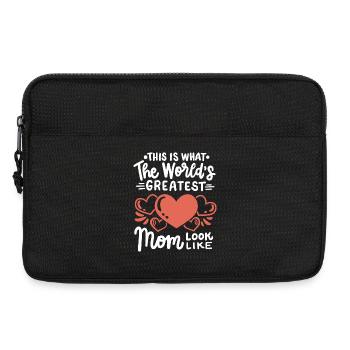 Beste Mama Muttertag - Laptoptasche 13" - Schwarz - Vorne