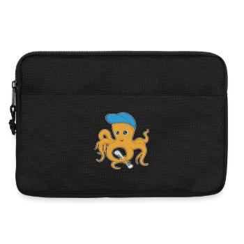 Krake Zeitung - Laptoptasche 13" - Schwarz - Vorne