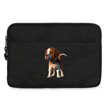 Beagle Welpe Beagles Süßer Hund English Beagle - Laptoptasche 13" - Schwarz - Vorne