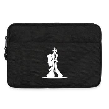 Chess Player Drawing - Laptop bag 13" - black - Front
