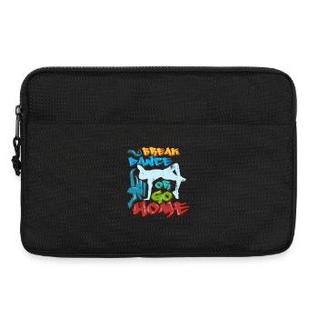 Break Dance Or Go Home - Laptop bag 13" - black - Front