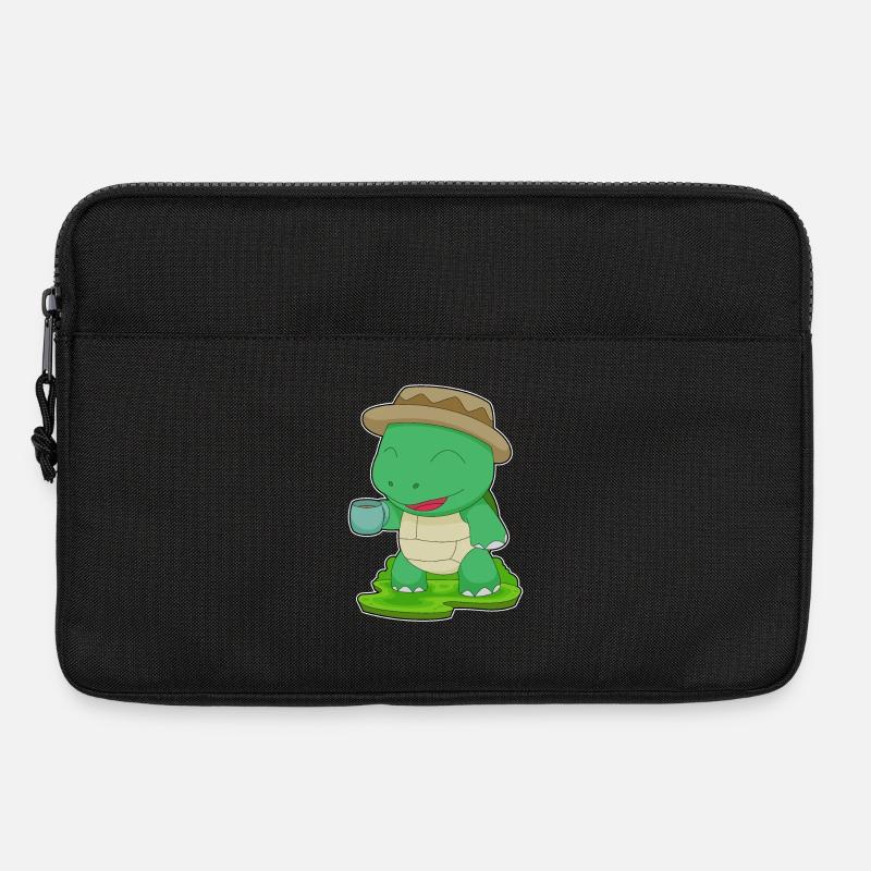 Schildkröte Kaffee Tasse - Laptoptasche 13" - Schwarz