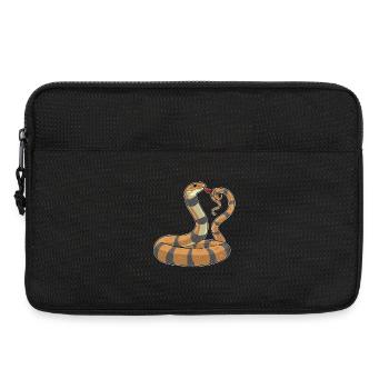 Schlange Lippenstift - Laptoptasche 13" - Schwarz - Vorne
