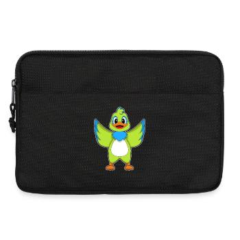 Perroquet canard - Sacoche pour ordinateur portable 13 pouces - noir - Devant