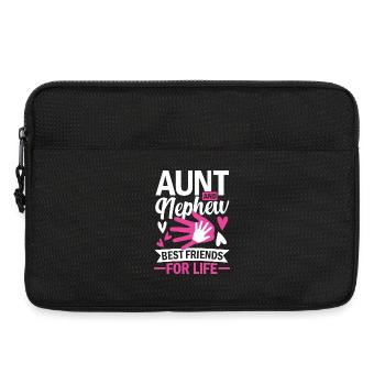 aunt and nephew best friends for life - Laptoptasche 13" - Schwarz - Vorne