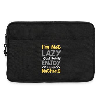 Sarkasmus Faul Humor - Laptoptasche 13" - Schwarz - Vorne