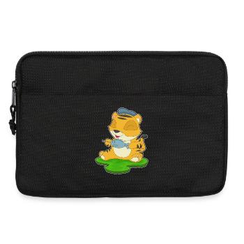 Tiger Fisch - Laptoptasche 13" - Schwarz - Vorne