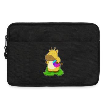 Giraffe Ostern Osterei - Laptoptasche 13" - Schwarz - Vorne