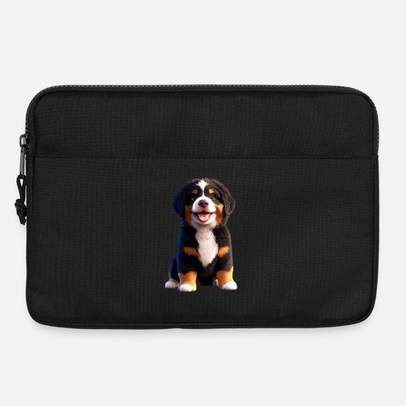 Berner Sennenhund Süße Hunde Schweizer Sennenhunde - Laptoptasche 13" - Schwarz