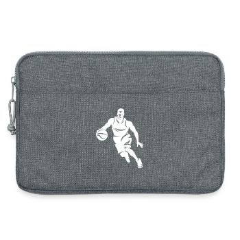 Basketballer - Laptop bag 13" - heather grey - Front